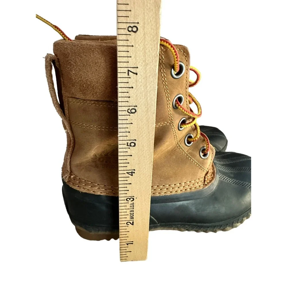 Sorel Womens Brown Duck Boots Waterproof Winter Rain Snow Shoes Size‎ 5